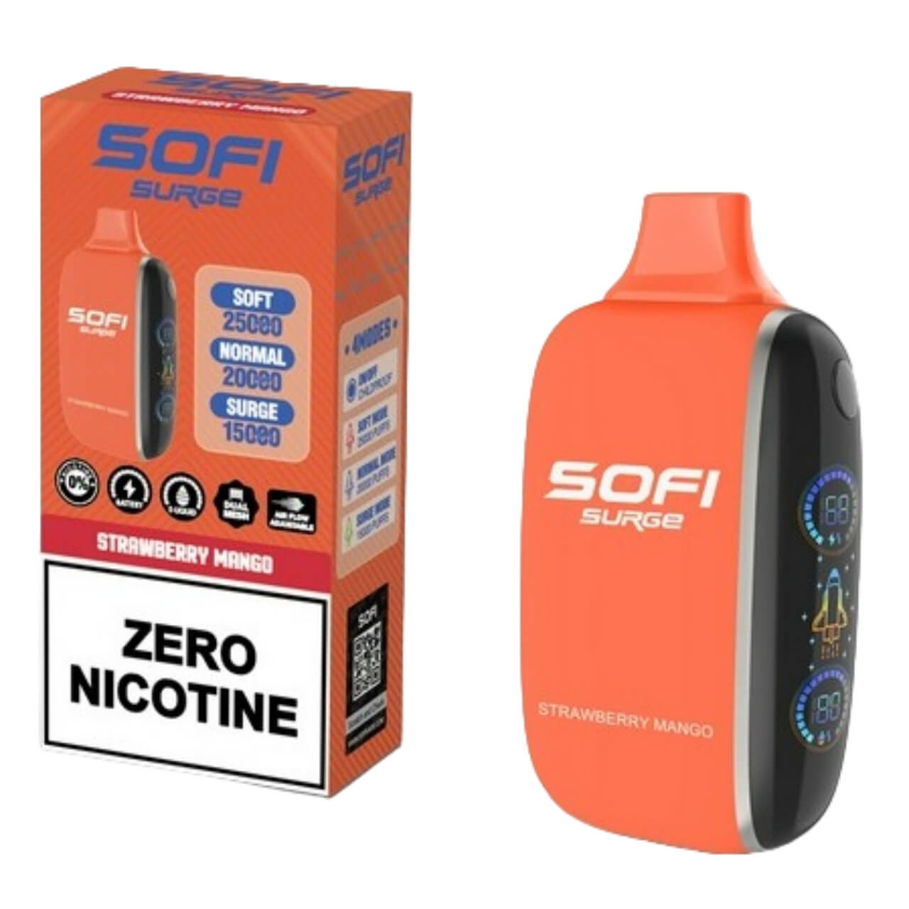 Sofi Surge Zero Nicotine Disposable 25K Puffs