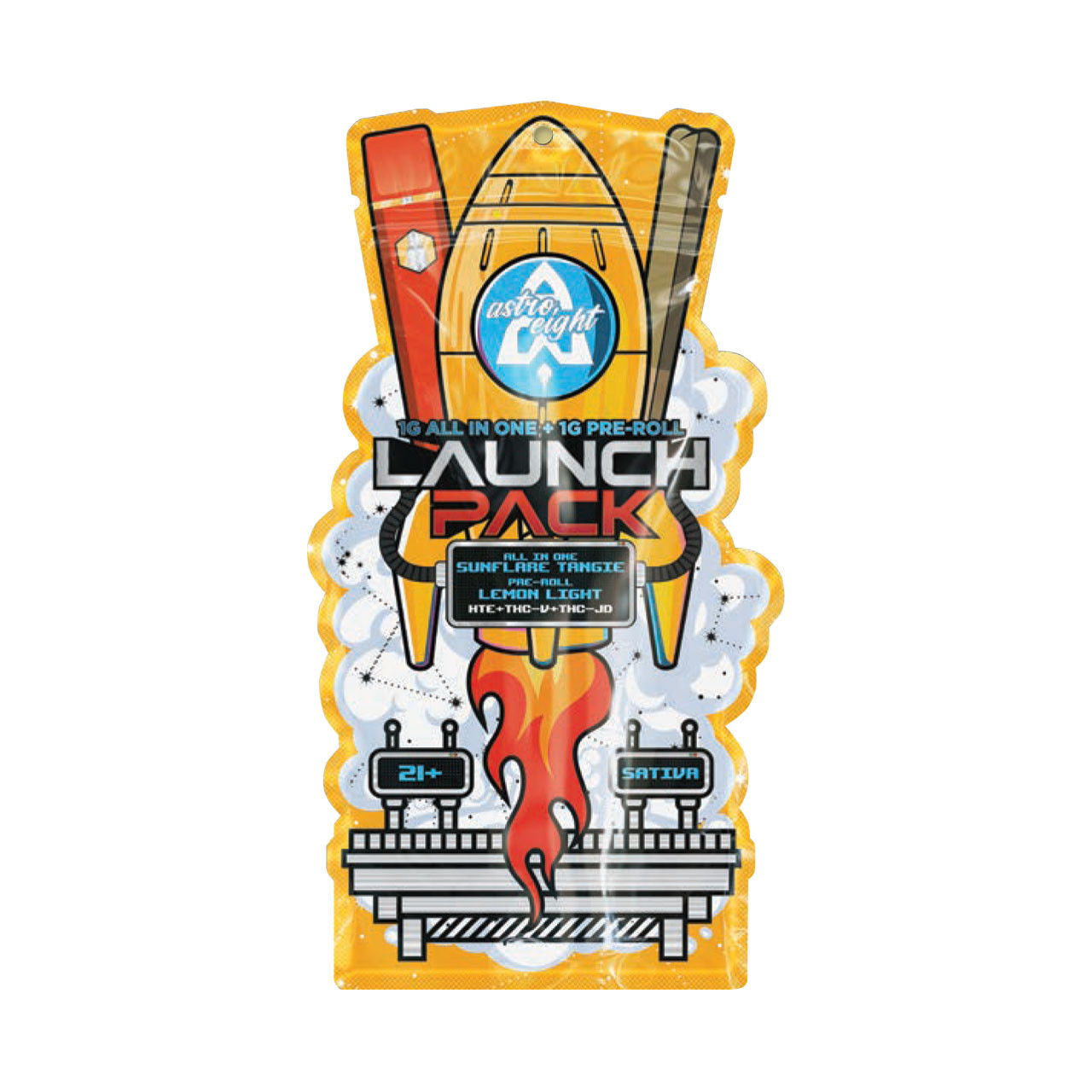 Buy Astro Eight Launch Pack HTE Disposable + 1G Pre Roll| EcmVape