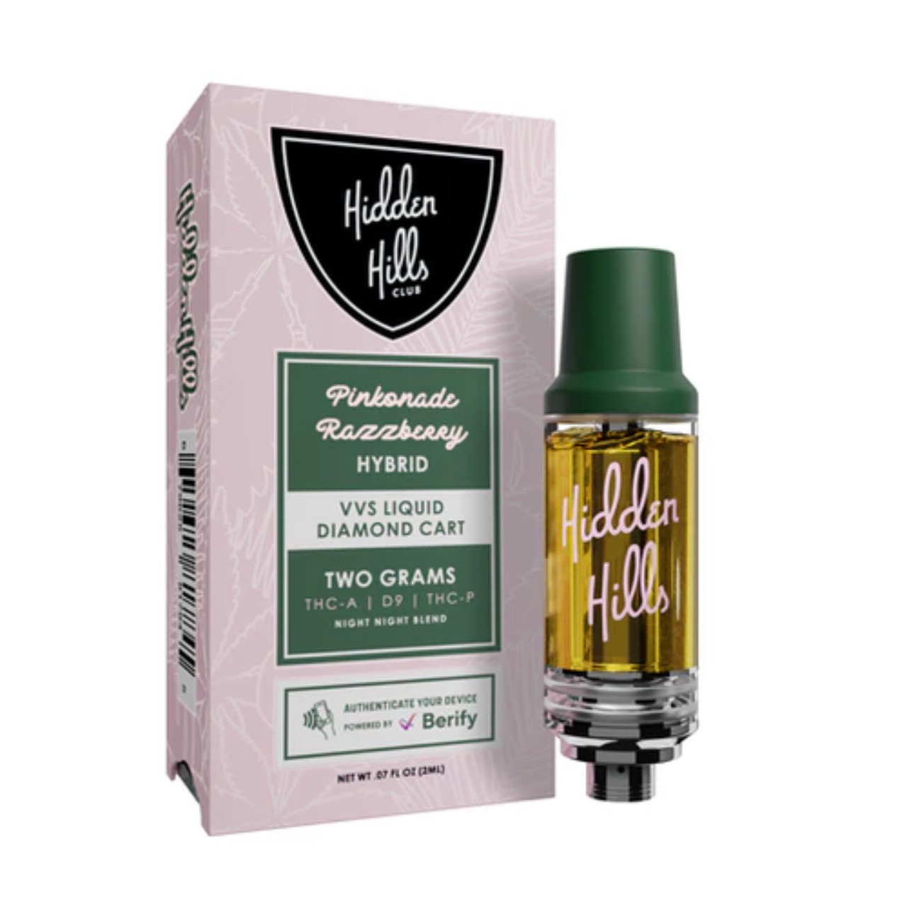 Hidden Hills Club Night Night Blend VVS Liquid Diamond Cartridge - 2G