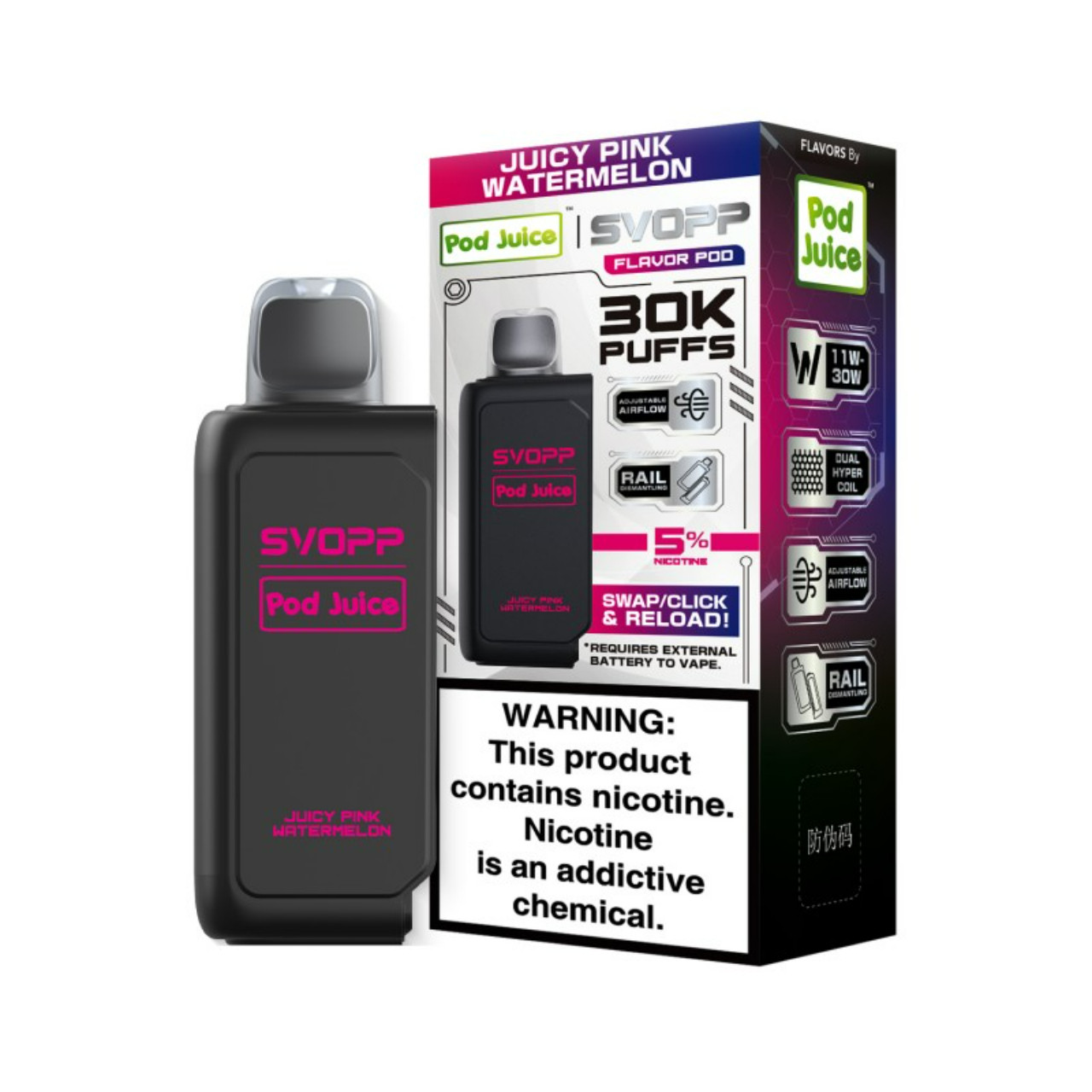 how much is elf bar vape VooPoo PNP X Pod Tank $8.48 main image 1