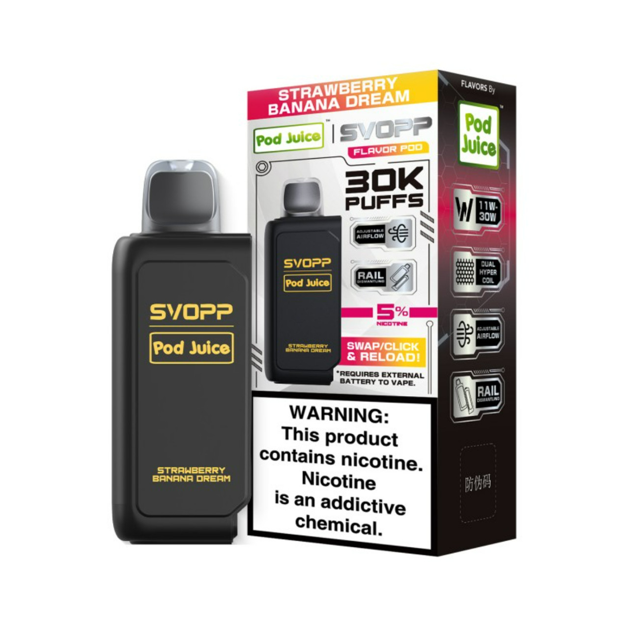Buy OXBAR x Pod Juice Svopp Pre-Filled Disposable Pod (30k Puffs)
