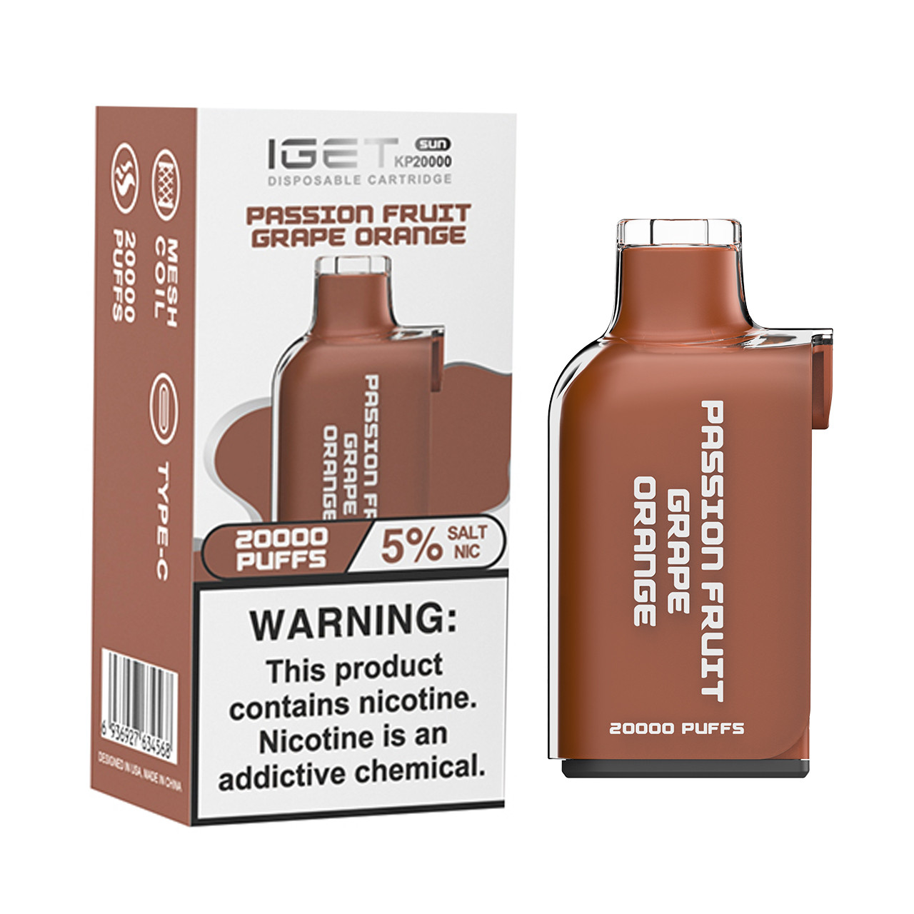 Buy IGET Sun KP20000 Pre-Filled Disposable Pod (20k Puffs)