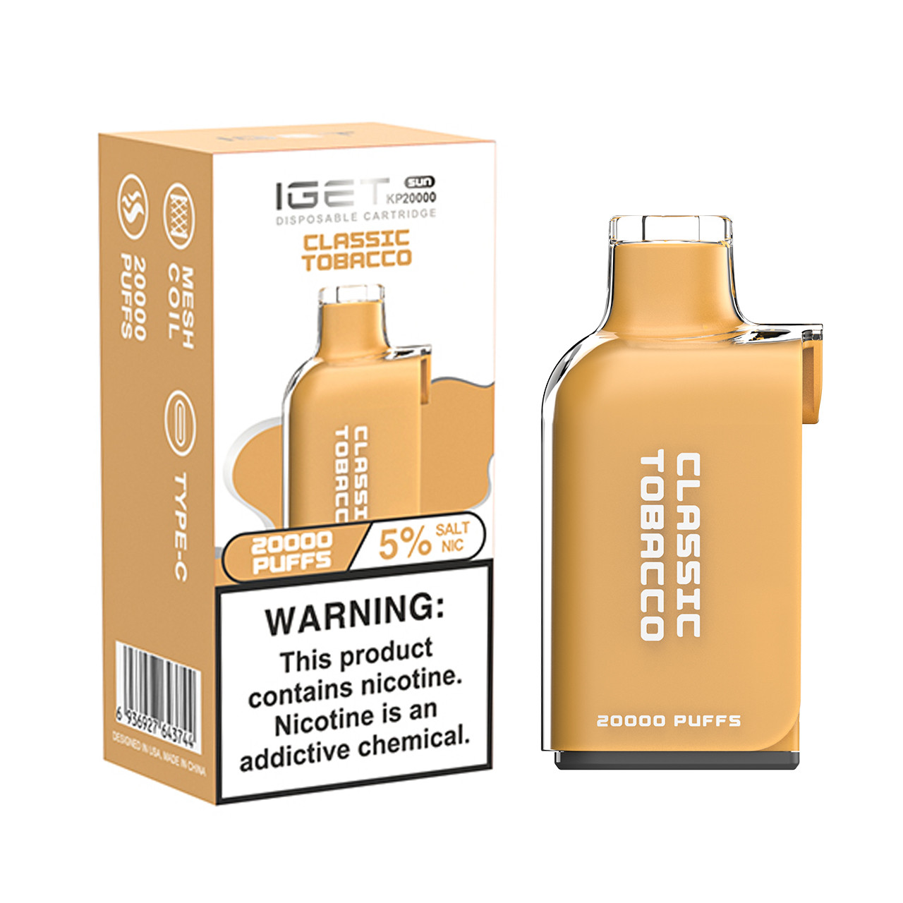 iget sun vape refill IGET Sun KP20000 Replaceable Disposable Device (20k Puffs) main image 1