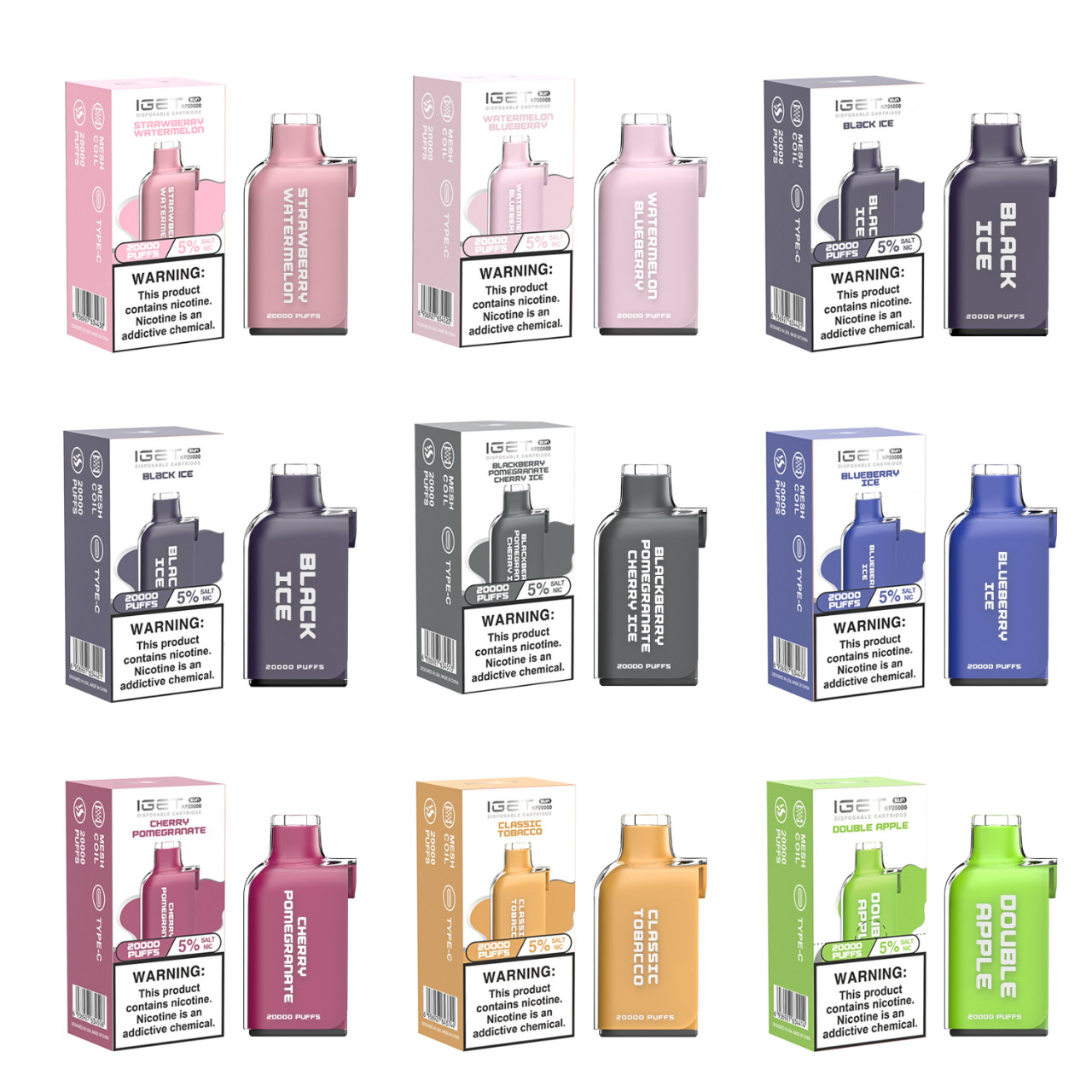 Buy IGET Sun KP20000 Pre-Filled Disposable Pod (20k Puffs)