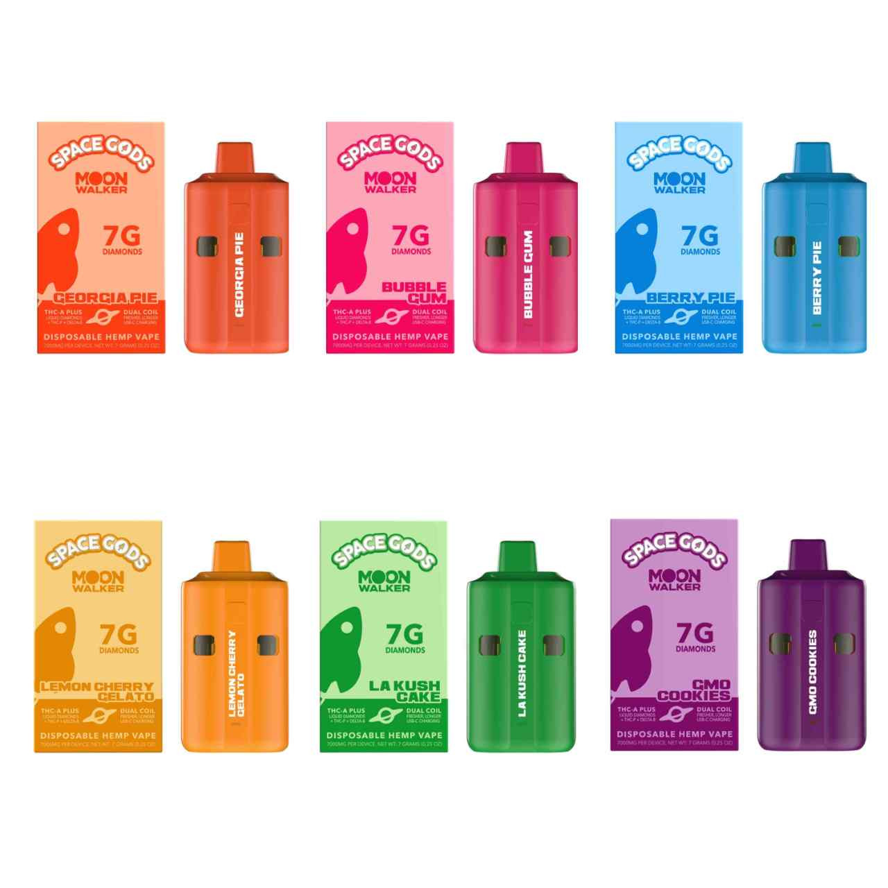 space walker disposable vape Get Space Gods Moon Walker Liquid Diamonds Disposable (7G)
