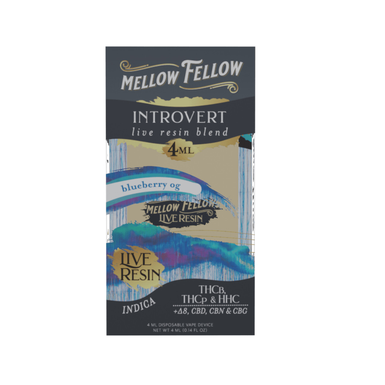 Mellow Fellow Live Resin Blend Disposable Vape | 4ML Mellow Fellow Live Resin Blend Disposable Vape | 4ML