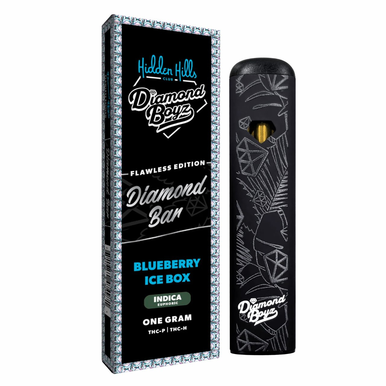 Hidden Hills x Diamond Boyz Diamond Bar THC-P/H Disposable 1G
