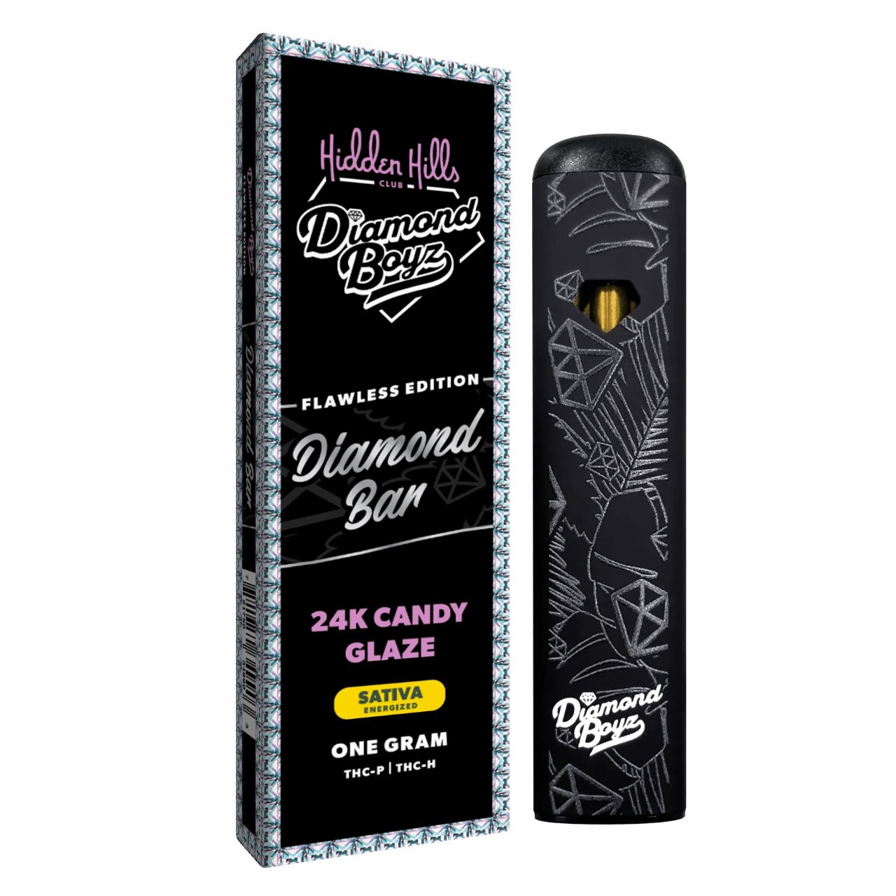 Hidden Hills x Diamond Boyz Diamond Bar THC-P/H Disposable 1G