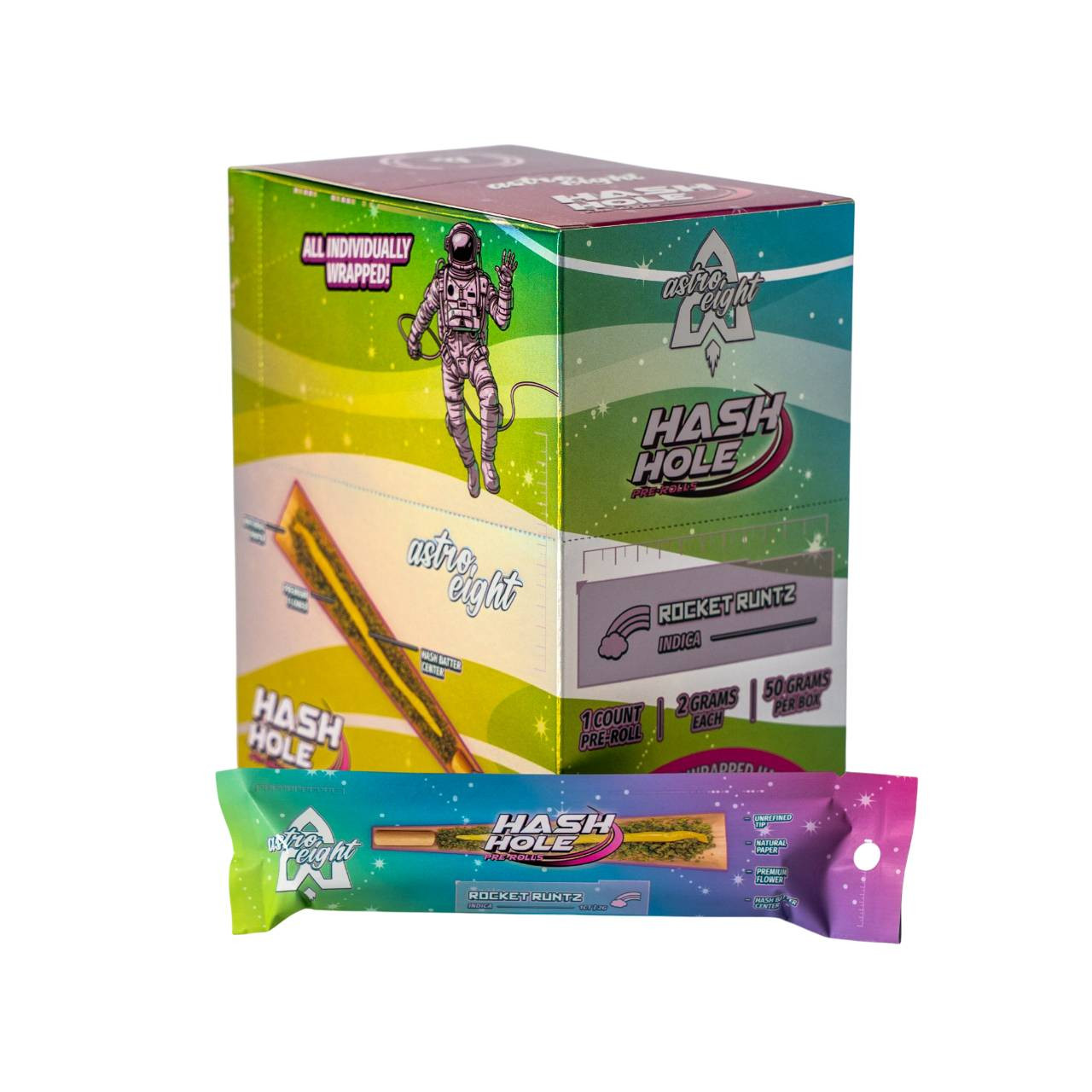 Buy Astro Eight Hash Hole Pre Roll (2G) Online | Pack of 1