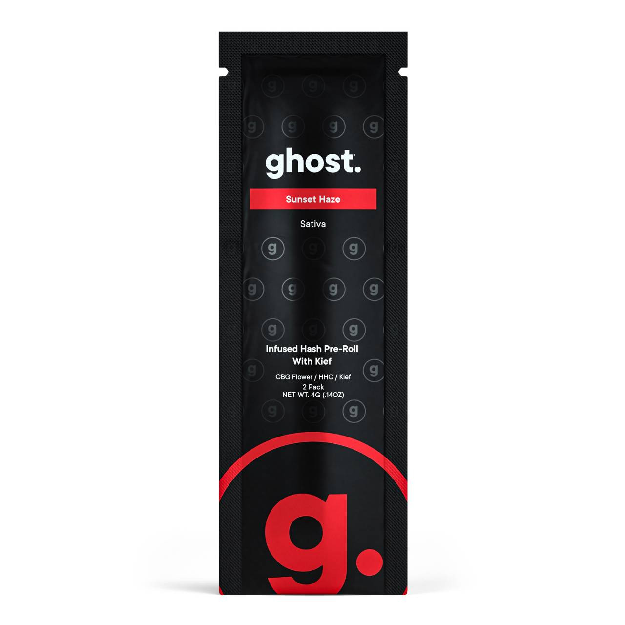 Get Ghost Infused Hash CBG HHC Kief Pre Roll | Pack of 2