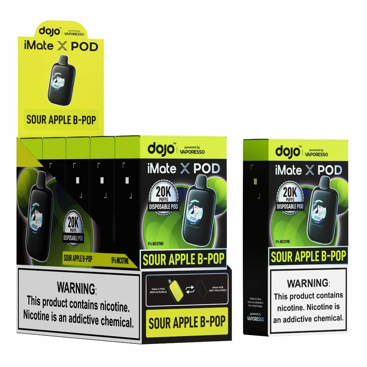 Vaporesso Dojo iMate X Pre-Filled Disposable Pod (20K Puffs)