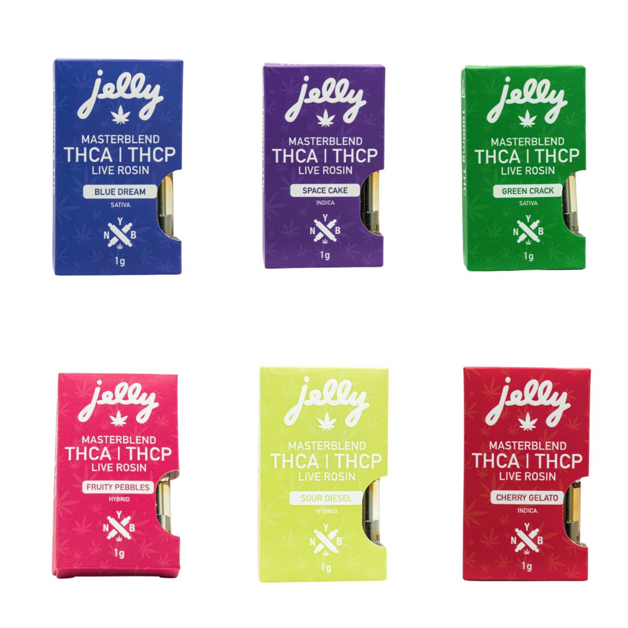 Premium Jelly THCA THCP Live Rosin Master Blend Cartridge 1G