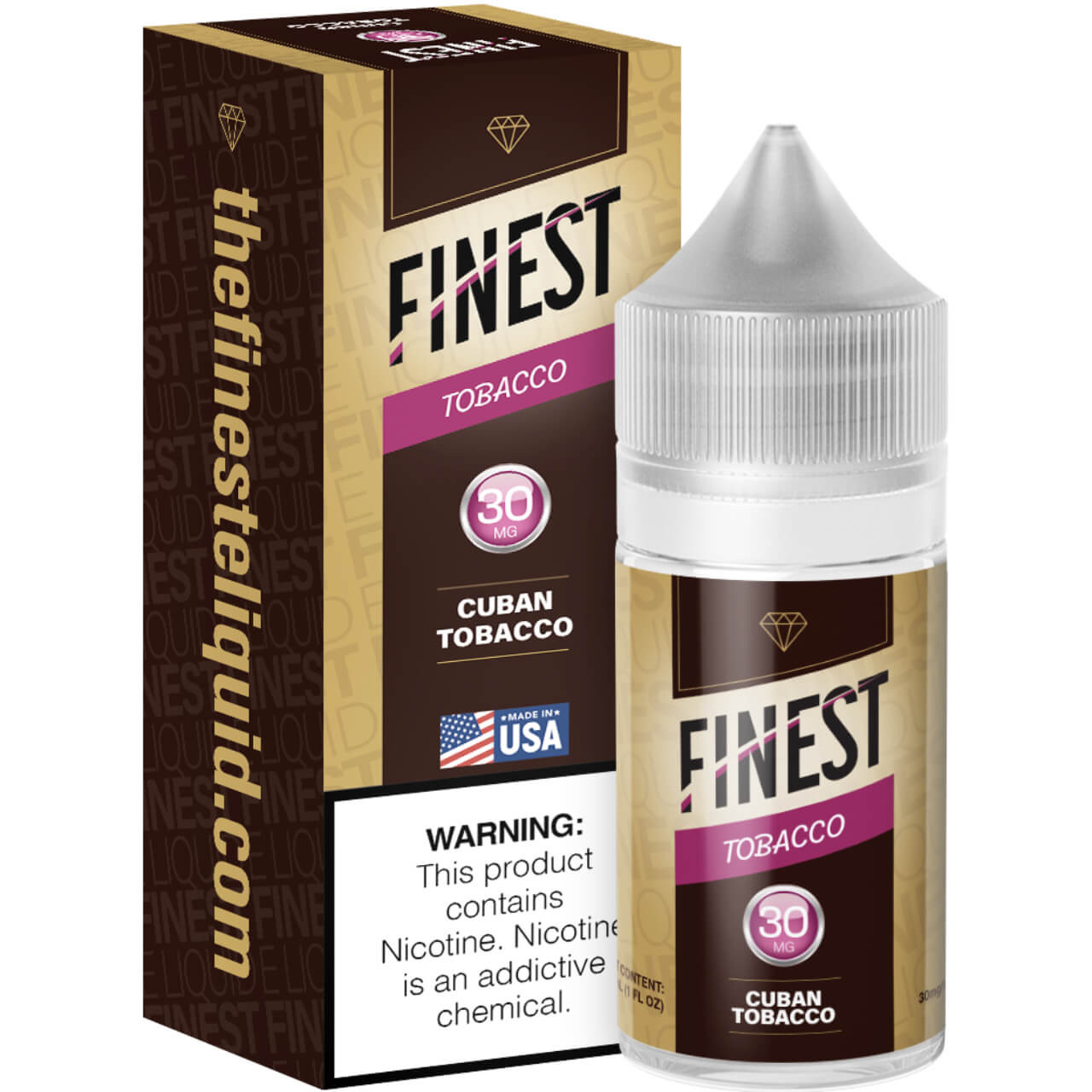 liquid saltnic tobacco American Salt Nic Vape Juice The Finest Tobacco Edition Cuban