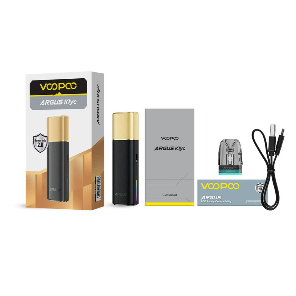 VooPoo ARGUS Klyc Pod Kit Compact & Powerful | EcmVape VooPoo ARGUS Klyc Pod Kit Compact & Powerful | EcmVape