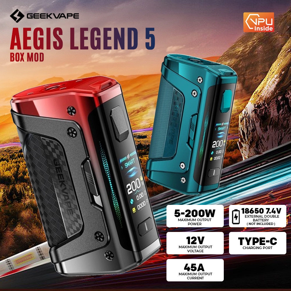 Aegis Legend 5 Mod by GeekVape – Available at EcmVape