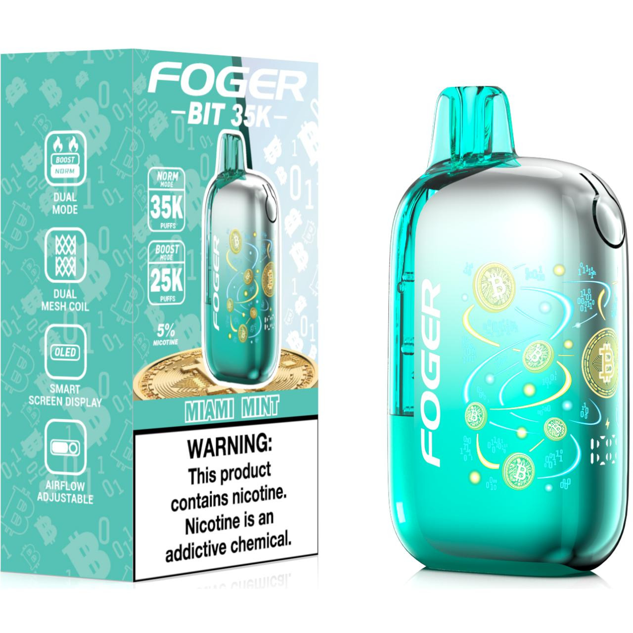 foger bit 35k disposable vape Foger BIT Disposable – Massive 35K Puffs Vape Device