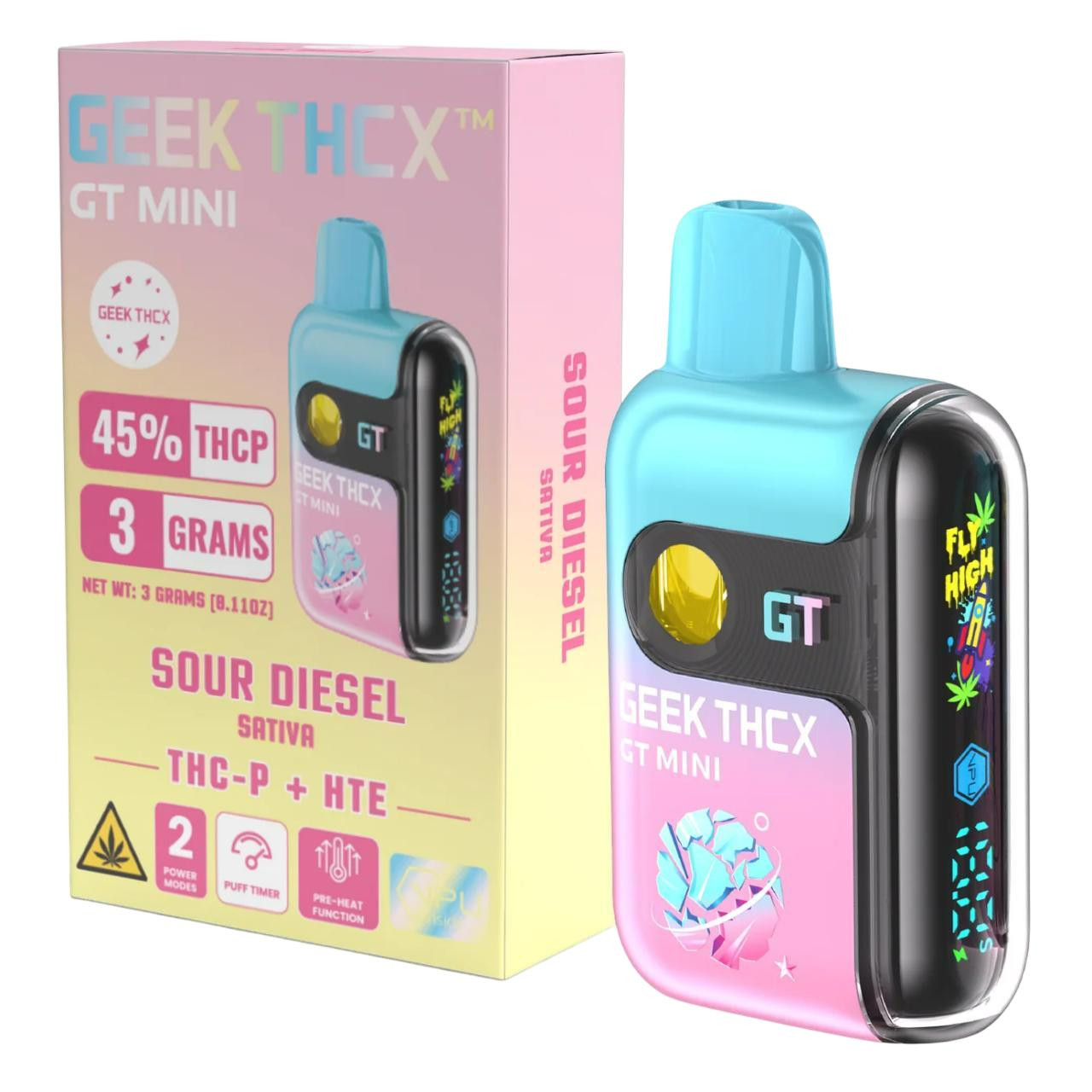Premium Geek THC-X GT Mini THC-P HTE Disposable | 3G