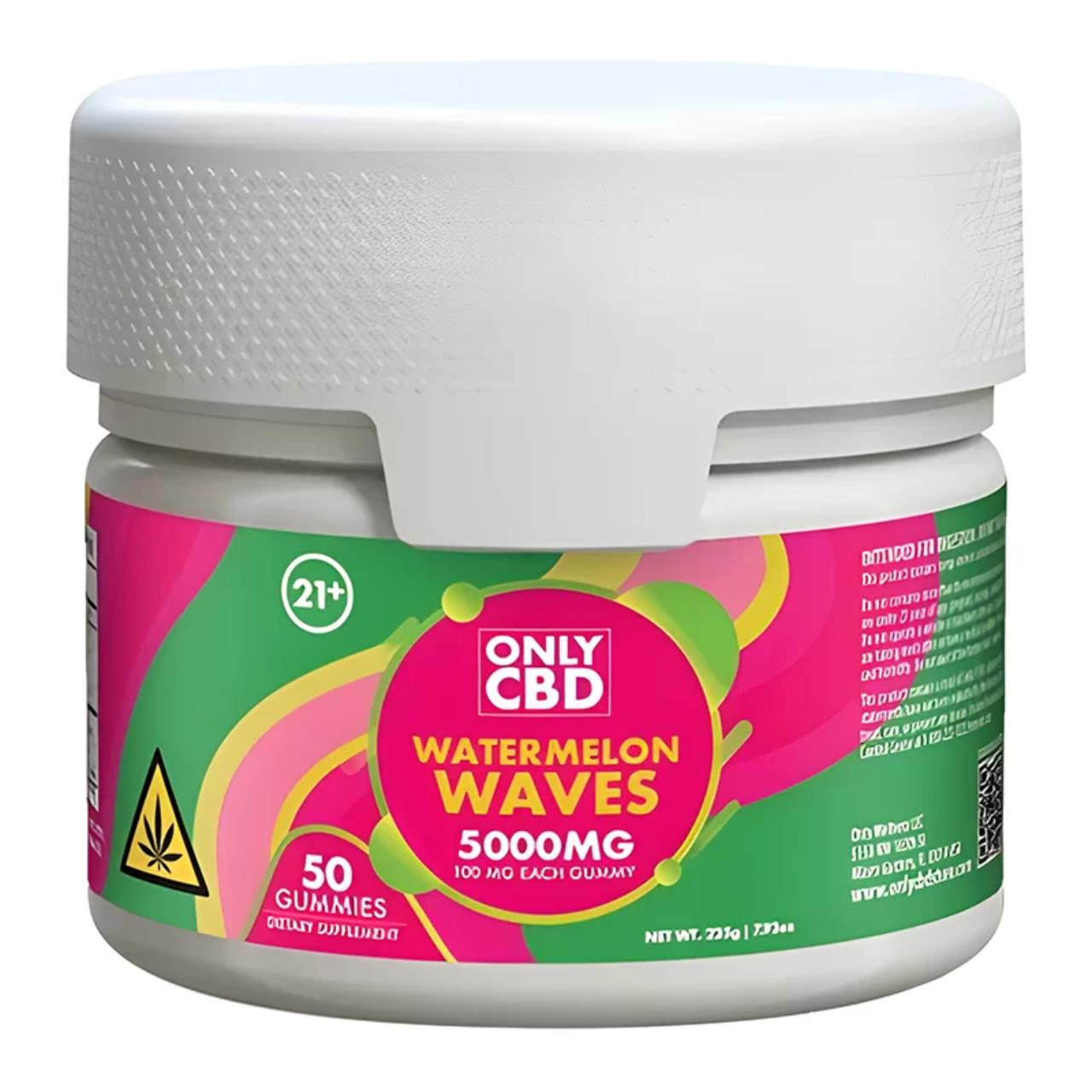 Shop Only CBD Gummies 5000MG Jar | EcmVape Official Store