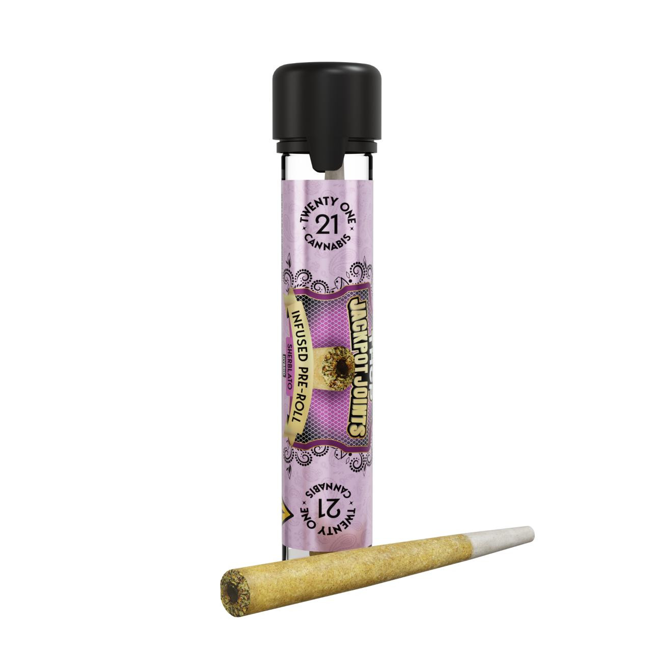 Twenty One Jackpot Joints THCP Infused Prerolls 1.75G | EcmVape Store