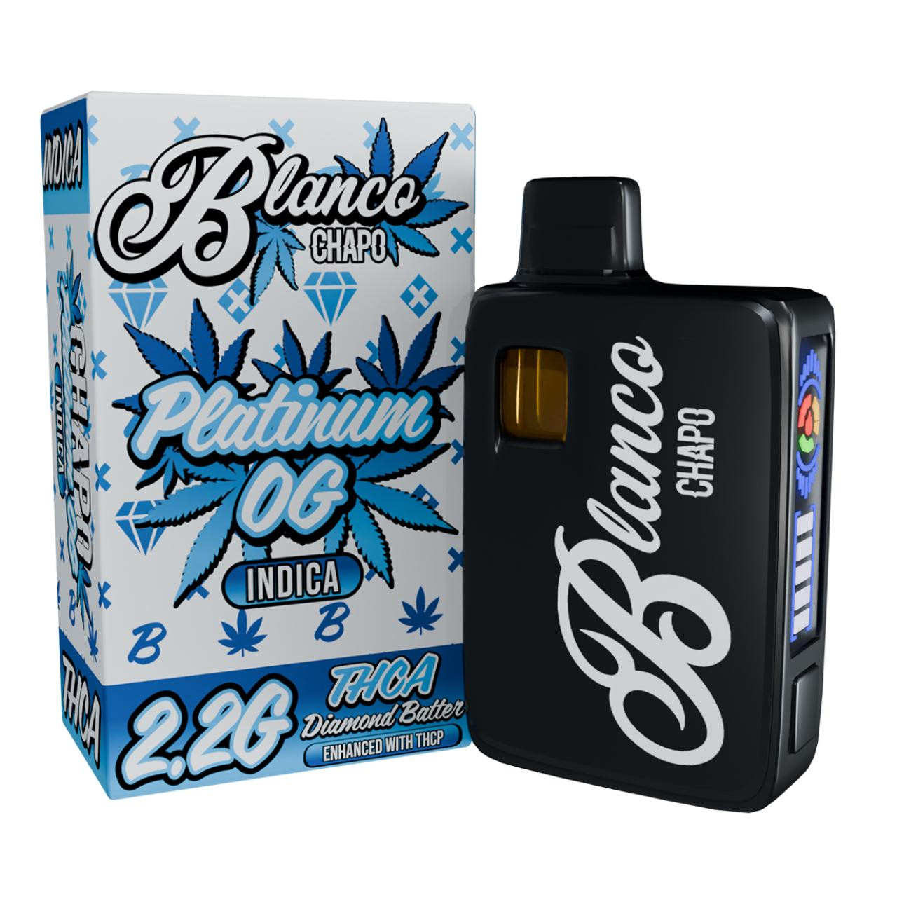 Chapo Blanco THCA Diamond Batter Disposables 2.2G | EcmVape