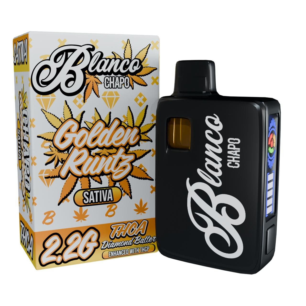 Chapo Blanco THCA Diamond Batter Disposables 2.2G | EcmVape