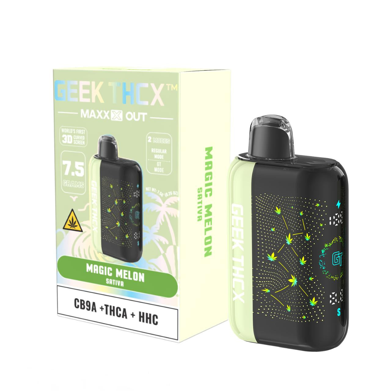 1 or 8 × Geek Field _ 5T9 gf Buy Geek THC-X MAXX OUT CB9A THC-A HHC Disposable 7.5G