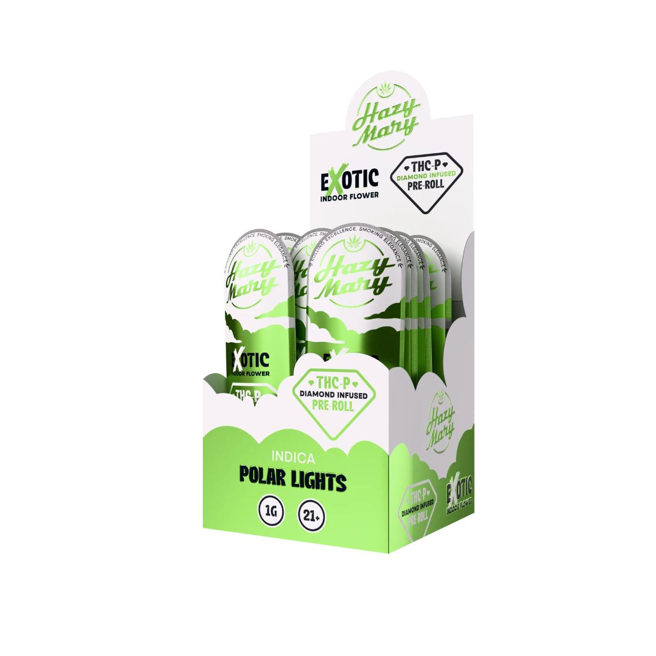 Hazy Mary Exotic THCP Diamond Infused PreRolls 1G (1ct)