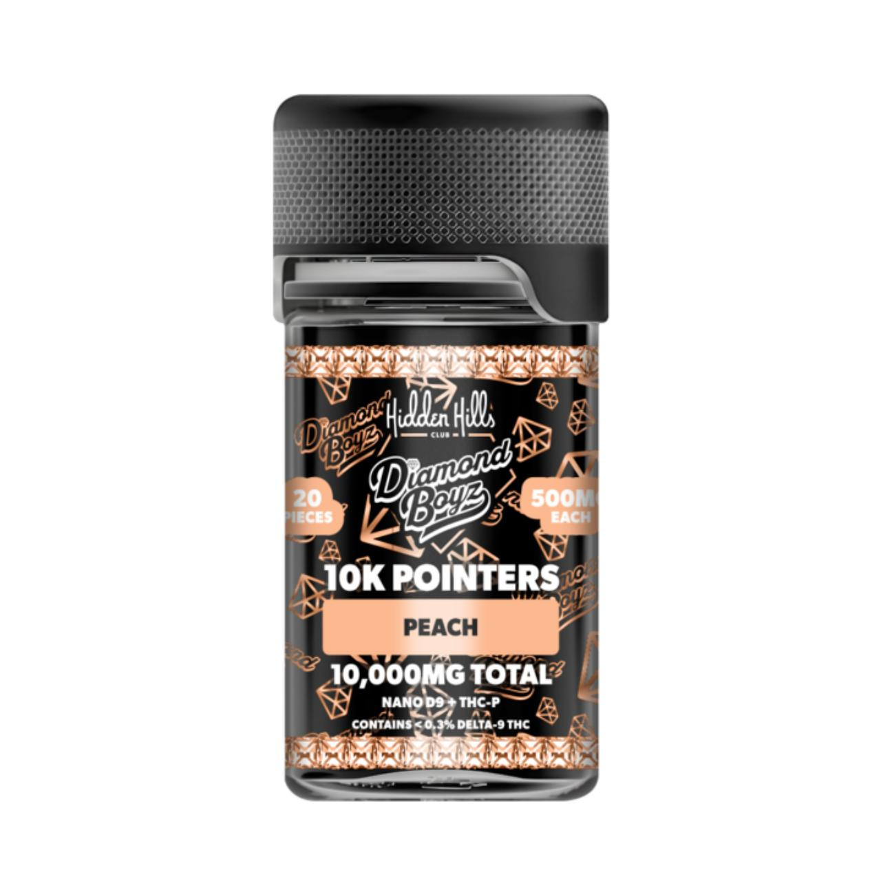 Diamond Boyz 10K Pointers D9 Gummies | 10000MG - Hidden Hills