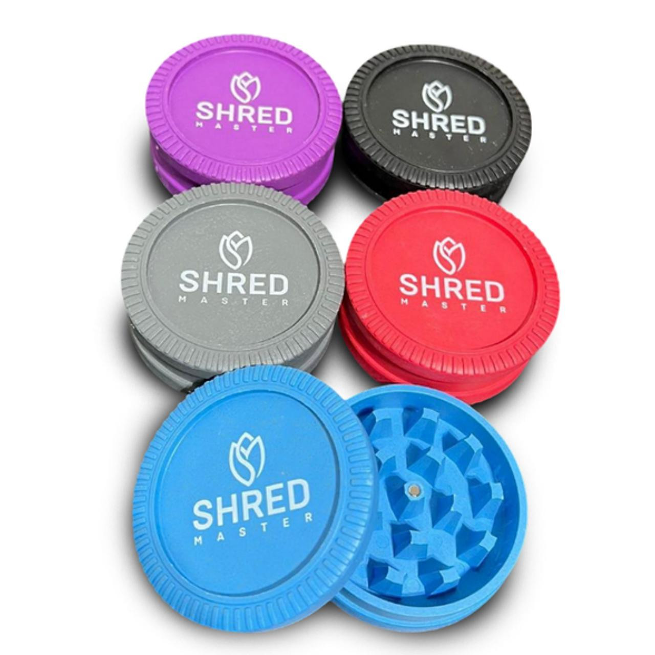Shred Master Hemp Grinder 2 Piece Magnetic 12 Count | EcmVape