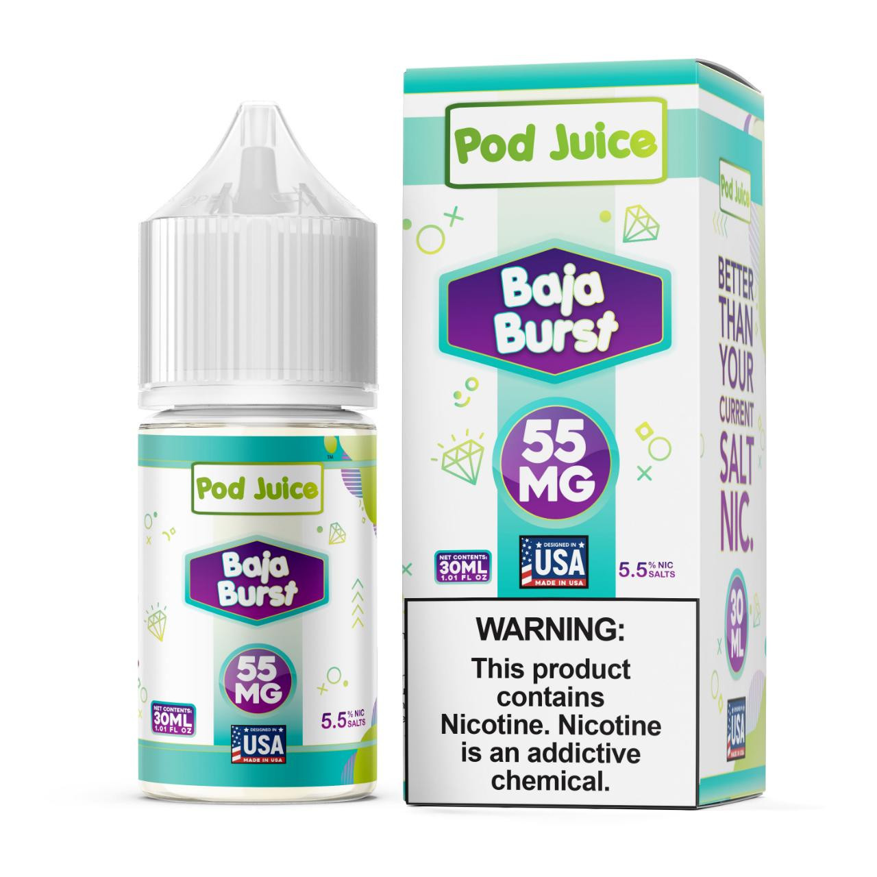 elf bar vape uk Candy King - No Nicotine Vape Juice - 100ml main image 1