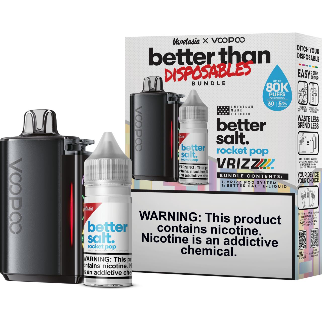 Vape Juice Rocket Pop 30ml - Better Salt By Vapetasia  Hobby Delights Vape  Juice Near Me Australia