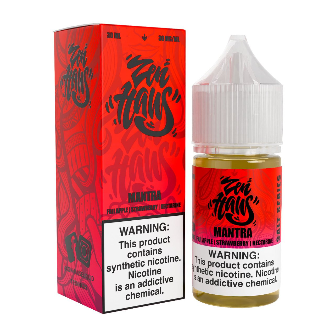 Zen Haus 30ml Salt E-Juice 30MG – Smooth Nicotine Vaping