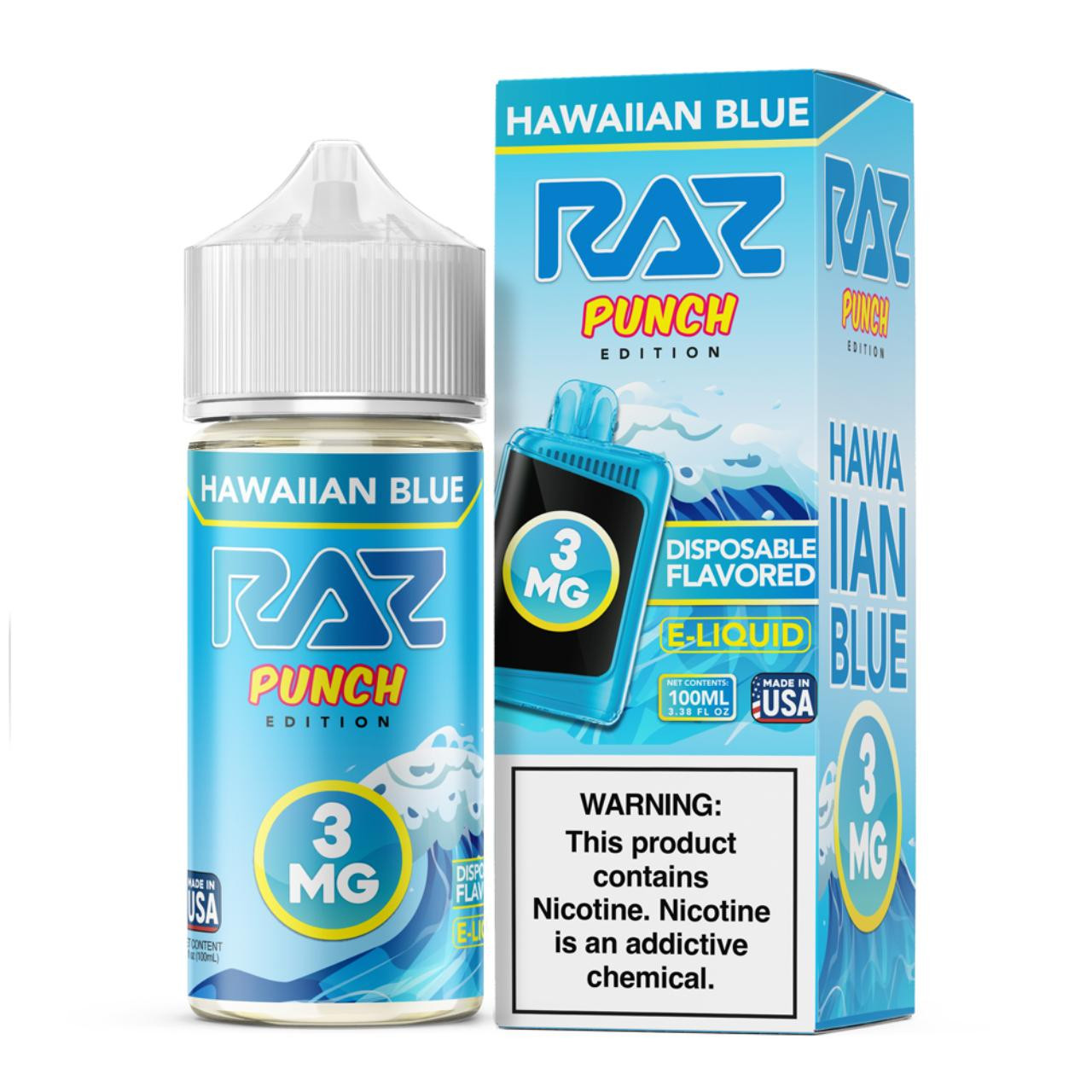 Pod Juice X Raz Punch Edition Hawaiian Blue TFN 100ML E-Juice