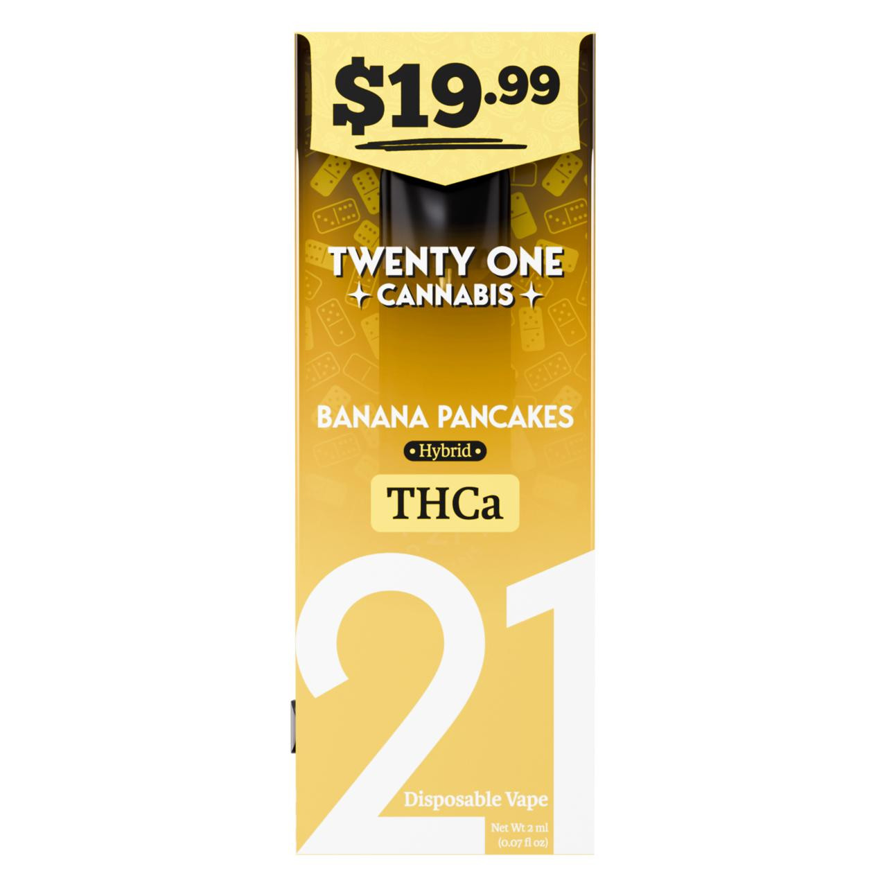 ガウラクラフト　トゥエニィワン　21 Twenty-One Twenty One THCA Pre Priced Disposables 2G | EcmVape