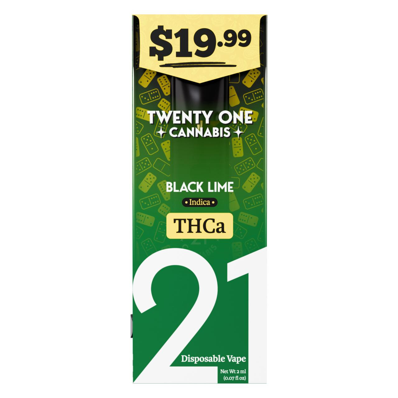 Twenty One THCA Pre Priced Disposables 2G | EcmVape