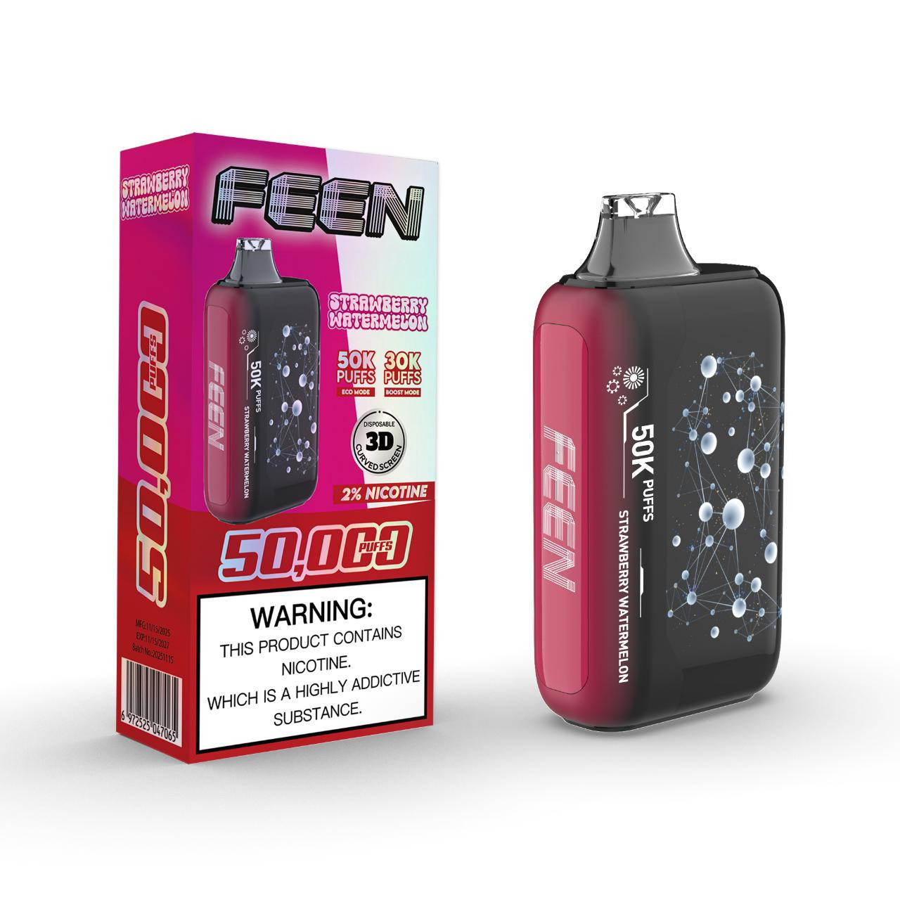 20mg nicotine disposable vape Feen 20MG Disposable 50K Puffs – Smooth Vaping
