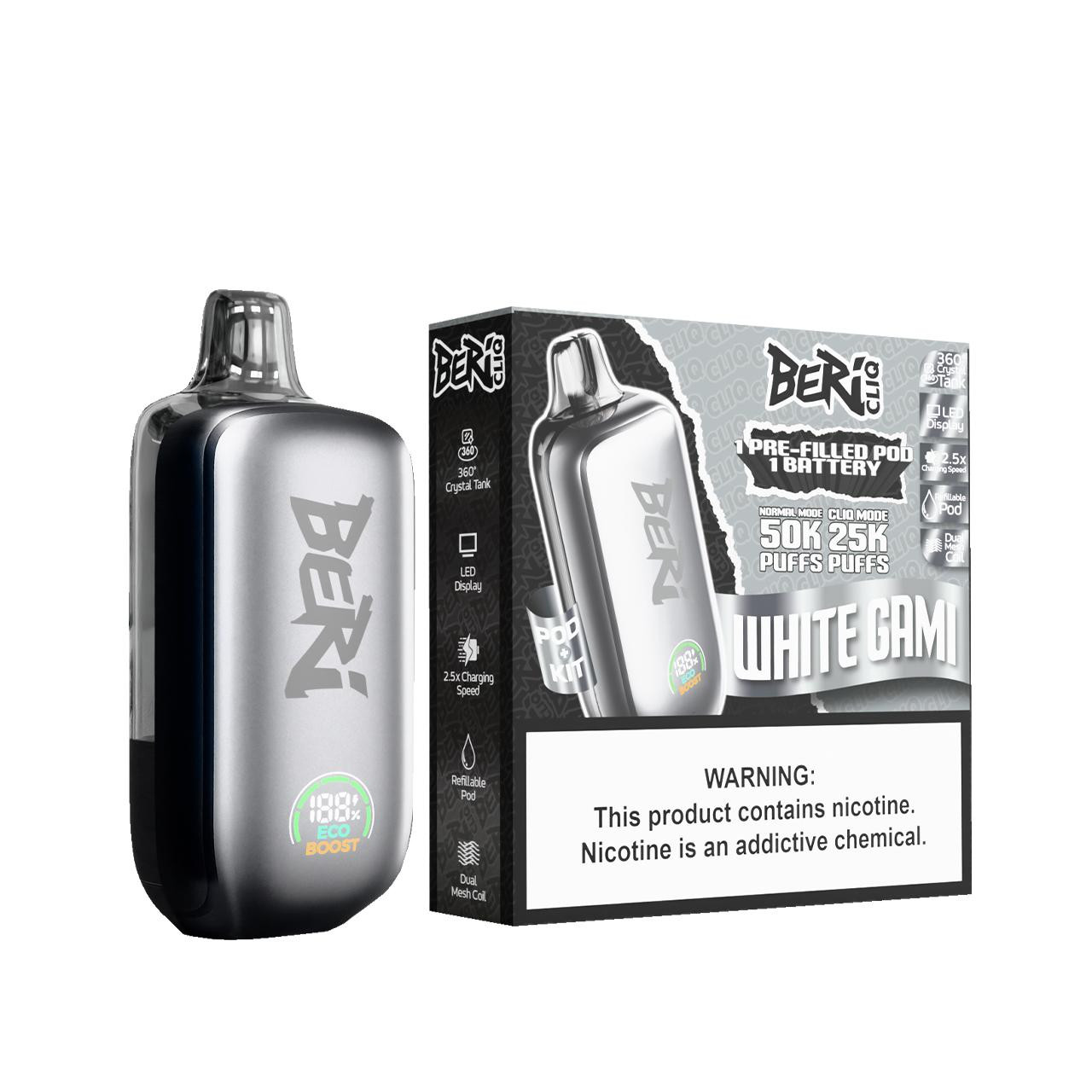 do cliq pods work with vuse Vuse Body And Pods Vuse Alto Prismatic Series Kit – Aqua Frost Menthol