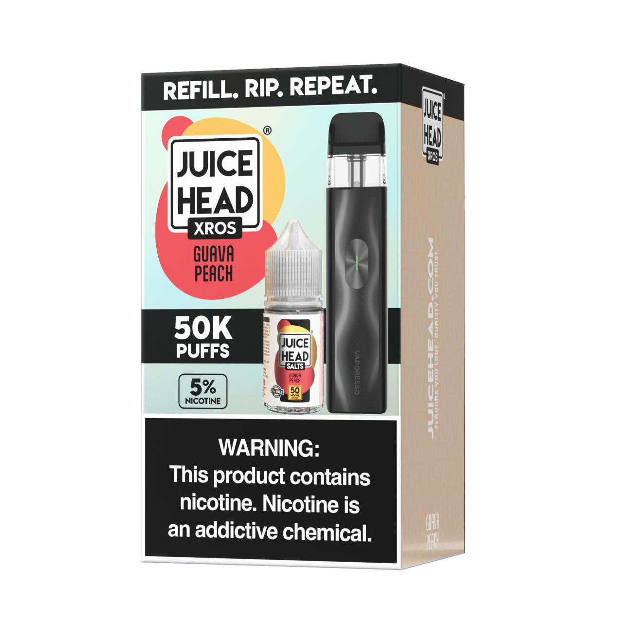 vaporesso xros 3 juice Head x 4 Mini Kit Bundle Feed Sync Colour:Cyan SMOK NORD 2 Kit