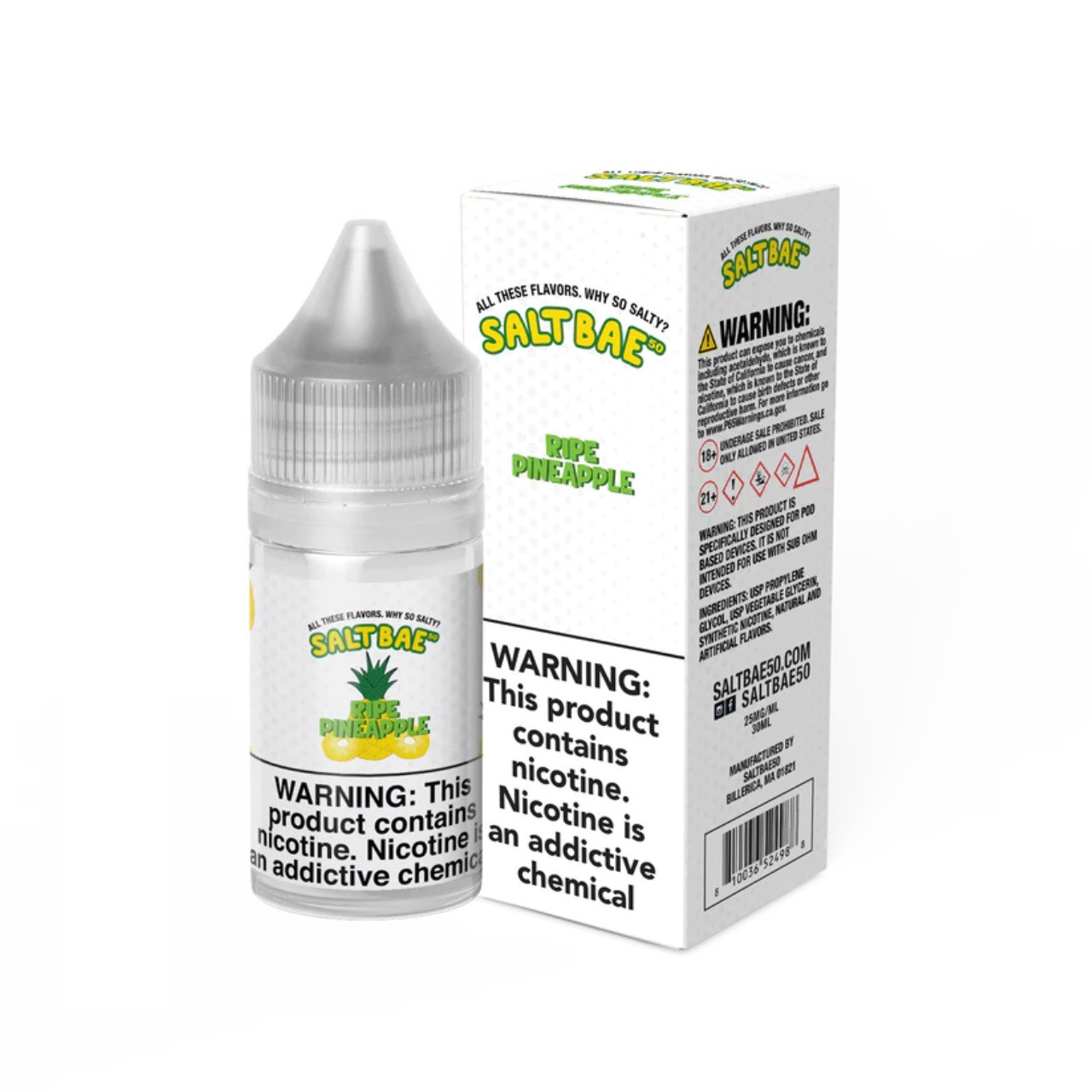 Ripe Pineapple E-Juice by Salt Bae 50 E-Liquid 30ML at Best Price