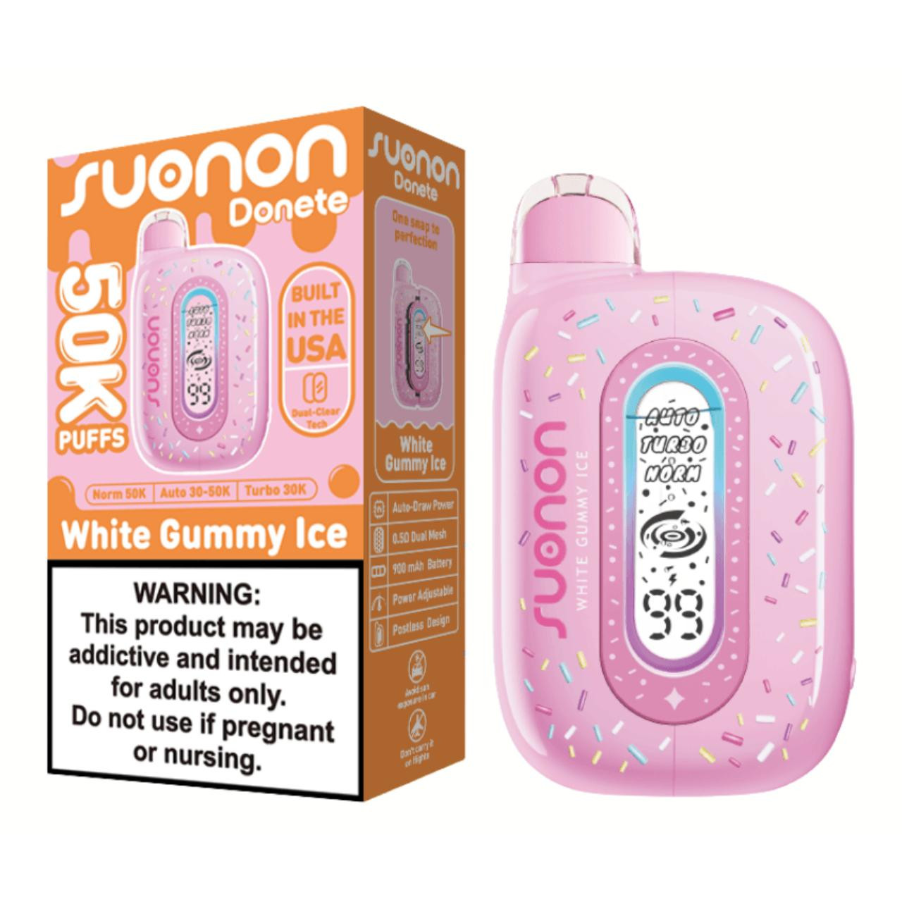 donete vape flavors Suonon Disposable 50K Puffs Type:0.6ohm XROS Mesh Pods Complete Step-by-Step Guide: Foger VG / PG_50VG / 50PG