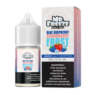 Blue Raspberry Strawberry Frost Salt 30ml E-Juice by Mr.Freeze