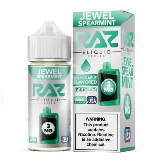 mint vape raz Pod Juice x Jewel Spearmint TFN E-Juice 100ml – Buy Online Select Flavor ::Mad Blue high puff count Buy VUSE Alto Menthol