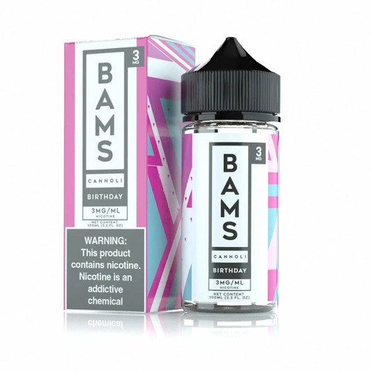 Bam's Cannoli Birthday Cannoli 100ml E-Juice