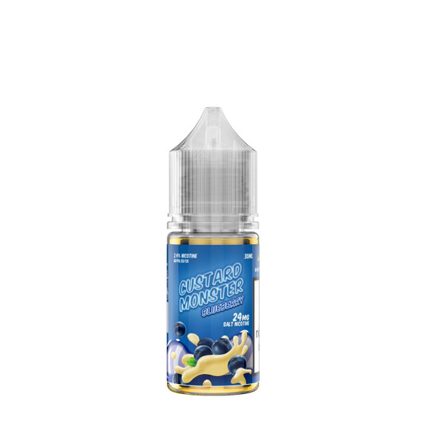Custard Monster Blueberry Custard Salt 30ml eJuice by Jam Monster
