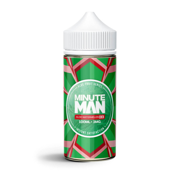 Minute Man Aloe Watermelon Ice Tobacco Free Nicotine 100ml E-Juice