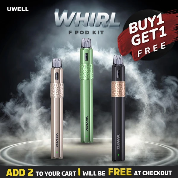 Uwell Whirl F Pod Kit - Buy 1 Get 1 Free