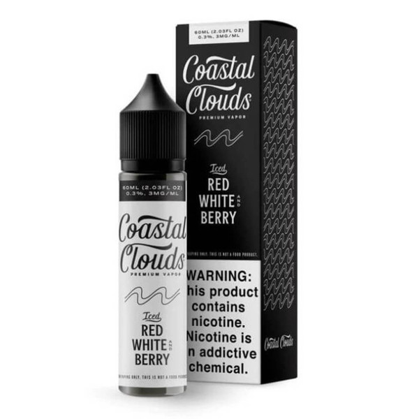 Coastal Clouds Iced Red White & Berry (Bom Pop) 60ml E-Juice