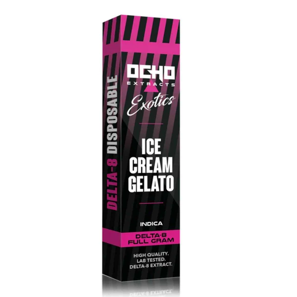 Ocho Extracts Delta-8 Disposable 1G-Ice Cream Gelato