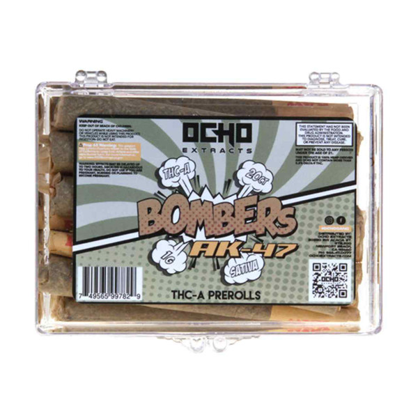 Ocho Extracts Bombers THC-A Pre Roll 1G 20PK-AK-47