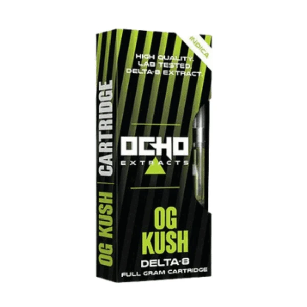 Ocho Extracts Delta-8 Cartridge 1G-OG Kush